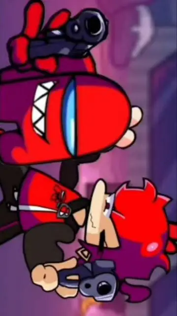 ai character: Red imposter background