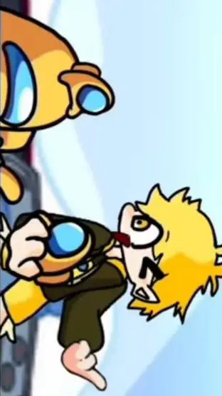 ai character: yellow background