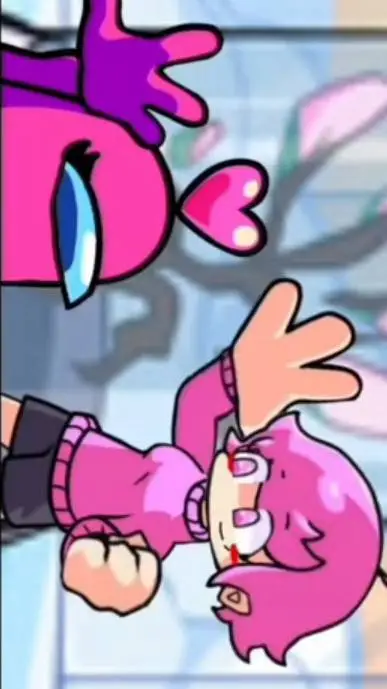 ai character: pink imposter  background