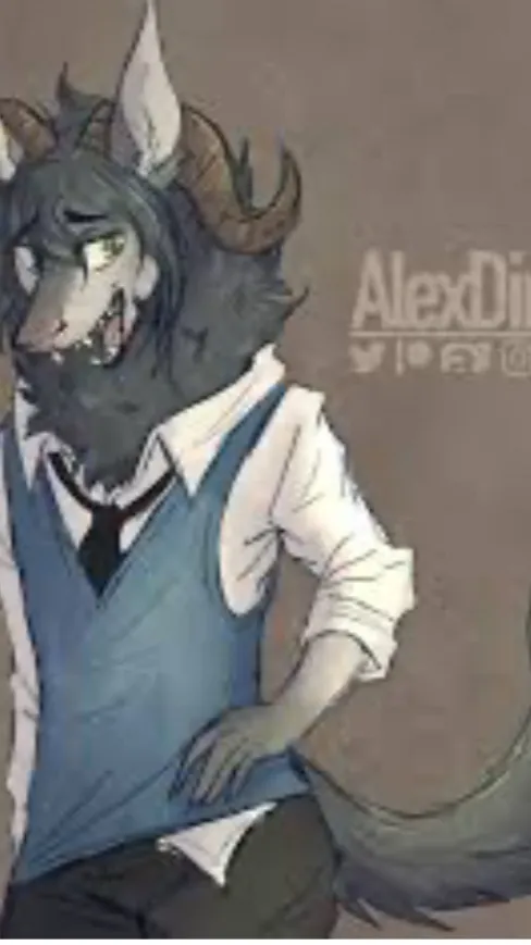 ai character: 💙Beastars🩵 background