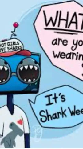 ai character: Shark week vox background