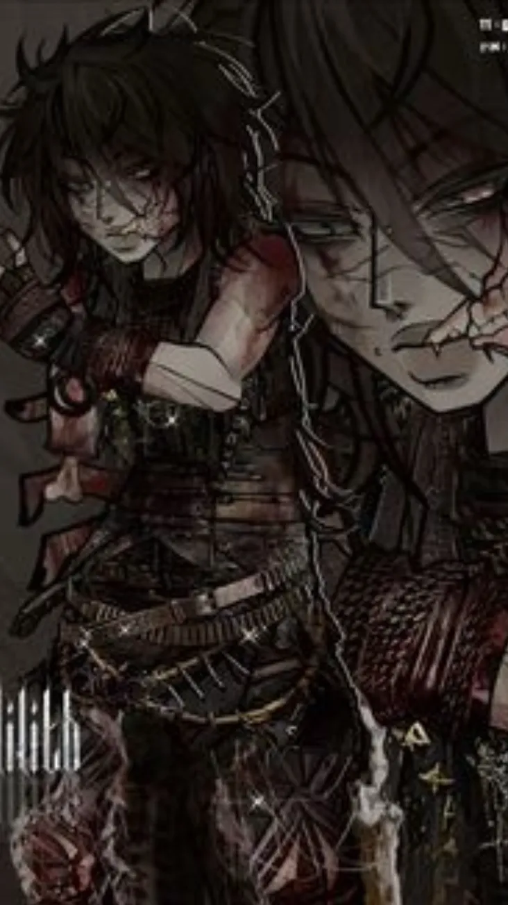 ai character: Mysco🖤🩶 background