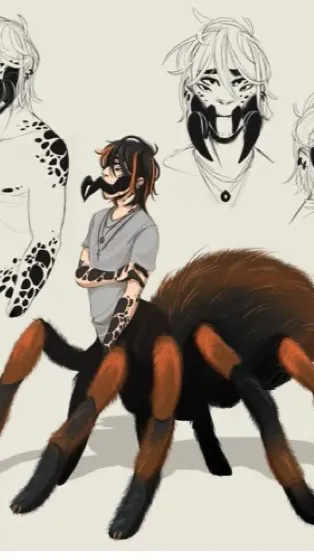 ai character: River x me x you background