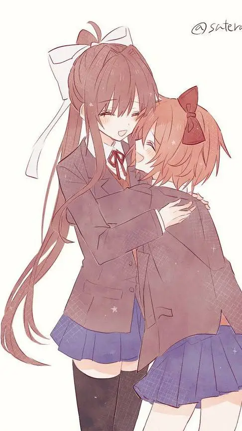 ai character: Monika (Sayonika) background