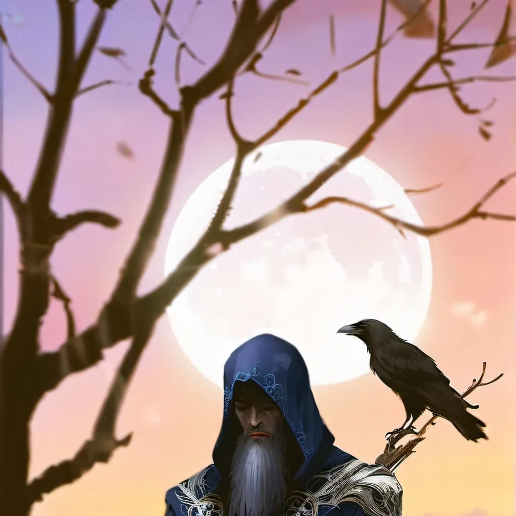 chat with ai character: The Raven Keeper