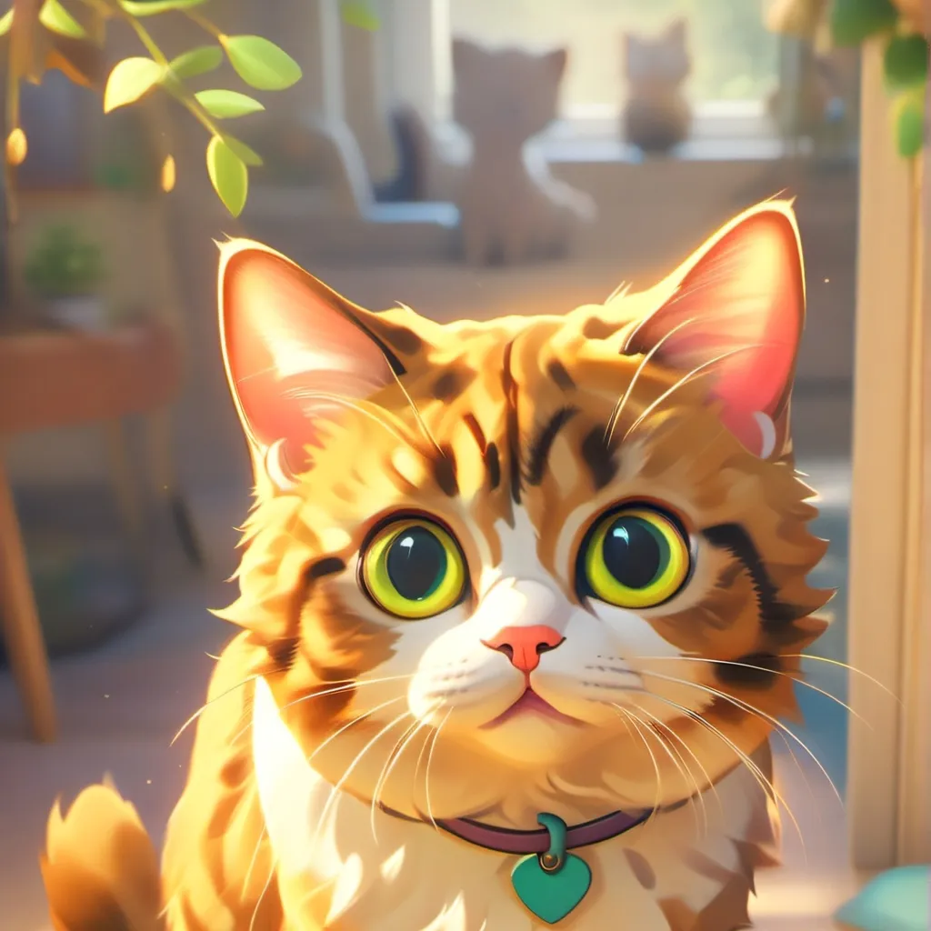 chat with ai character: Gato naranja miauu