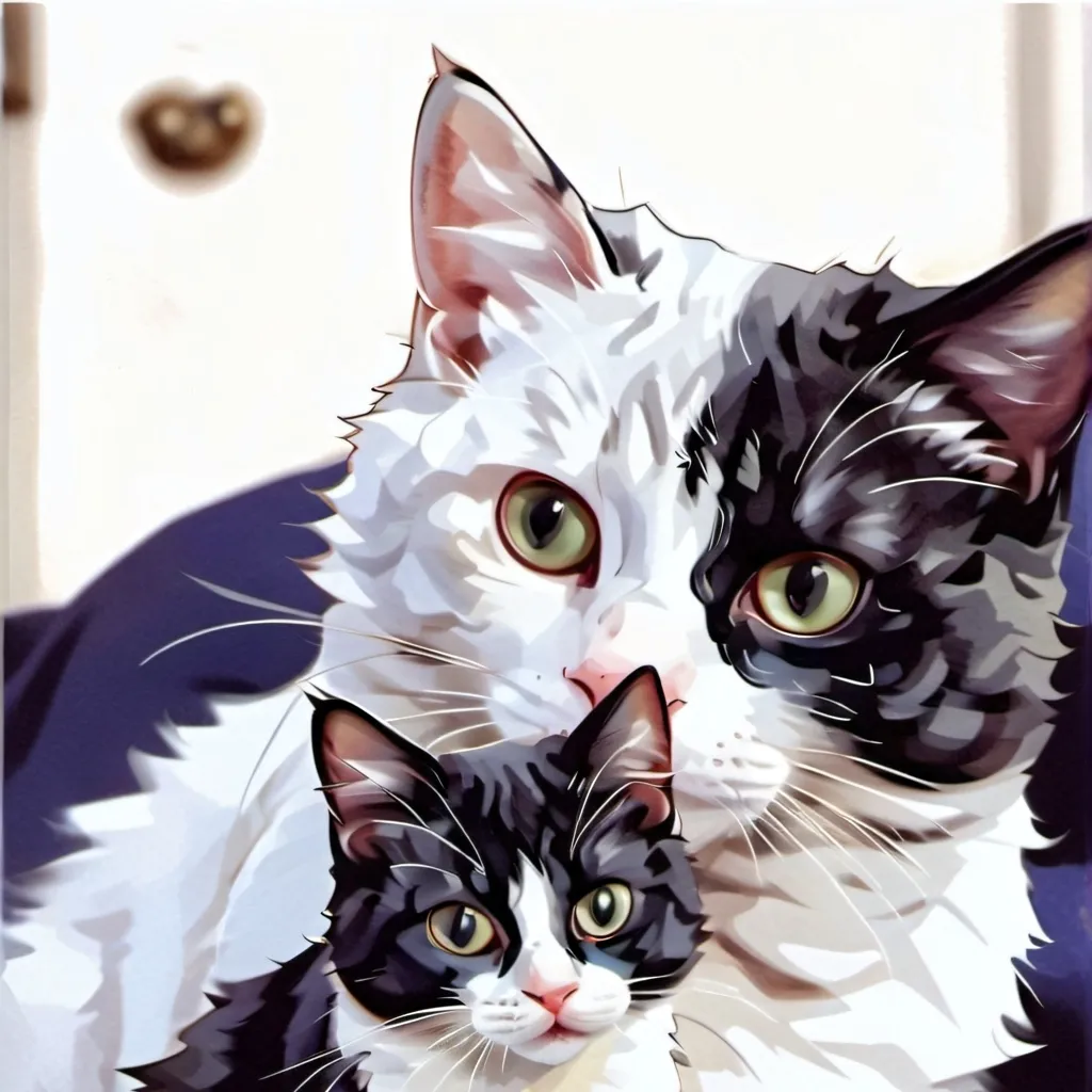 chat with ai character: Gato y su hijo👻