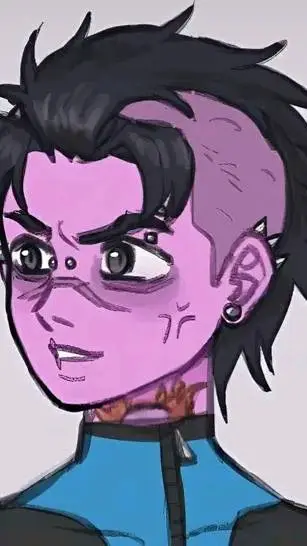 ai character: Mohawk oliver. background