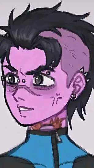 ai character: Mohawk oliver. background