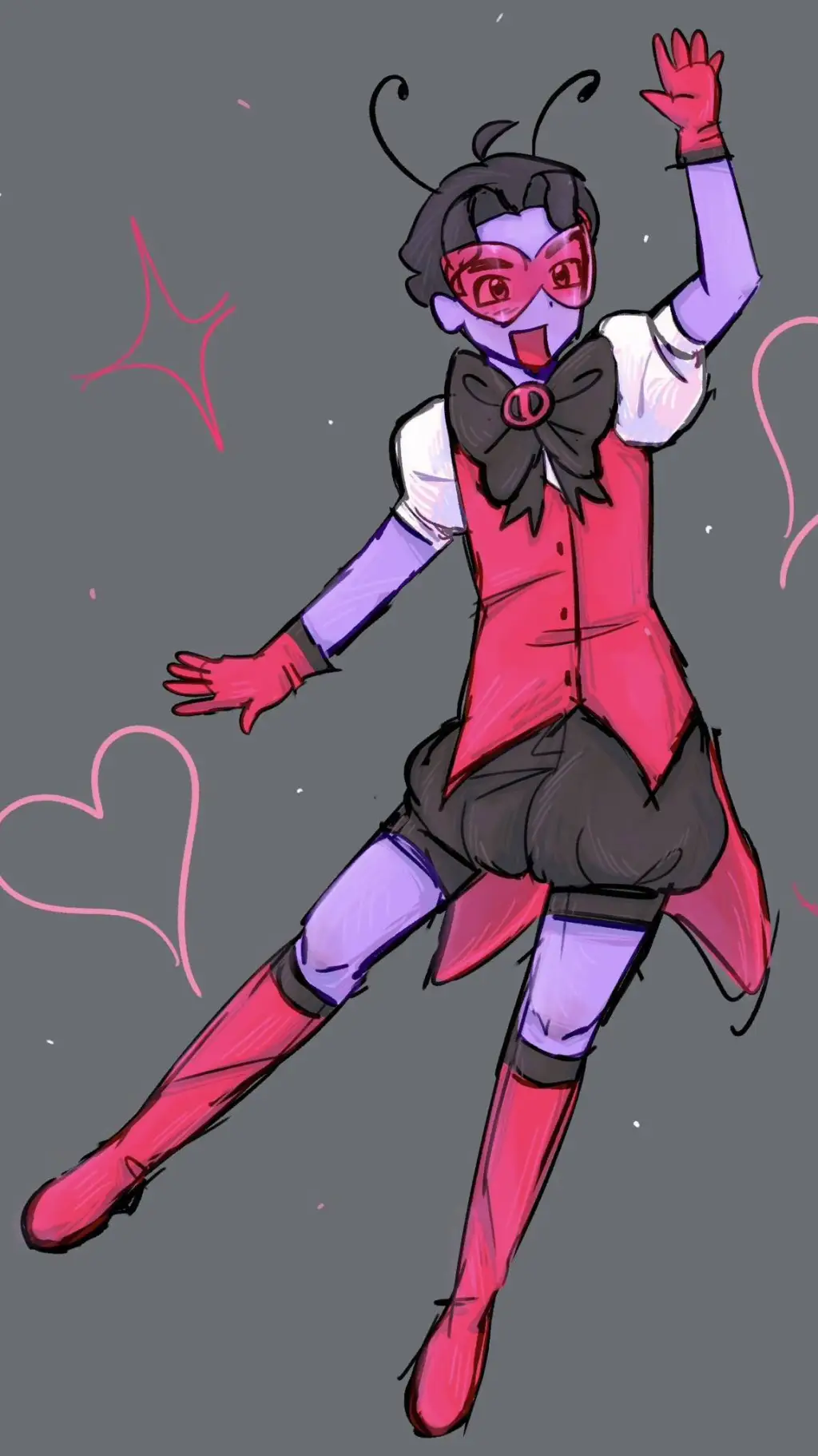 ai character: Kid Omni Man War. background