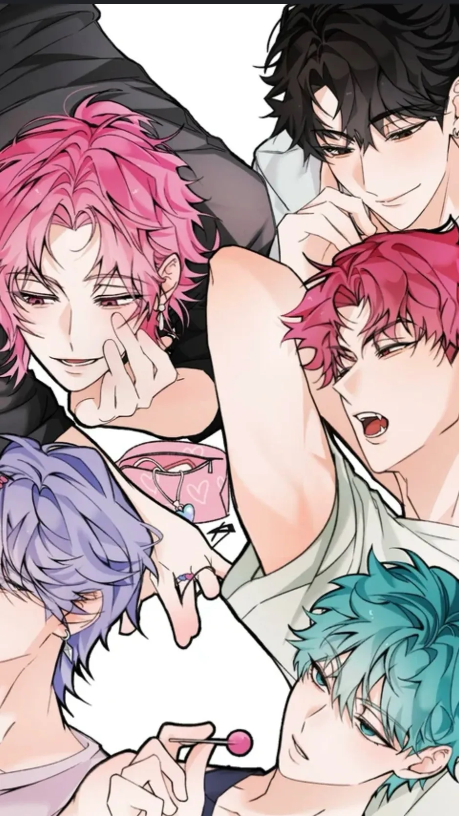 ai character: Saja boys background