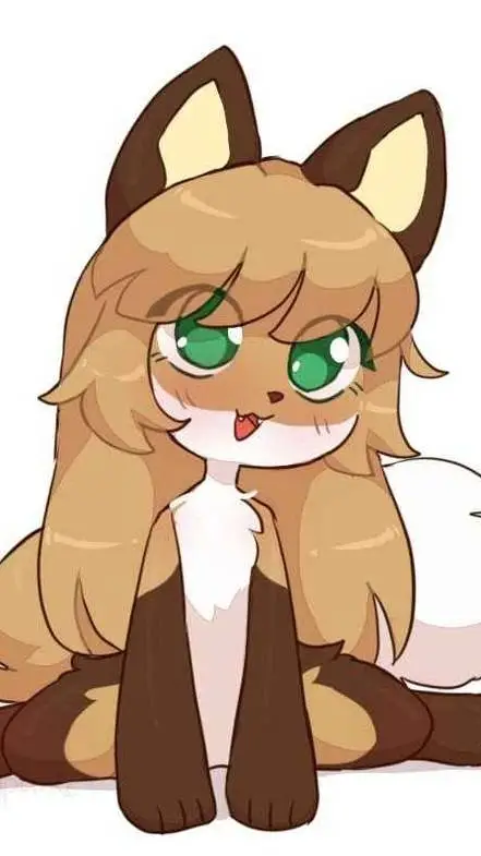 ai character: little fox girl TG background