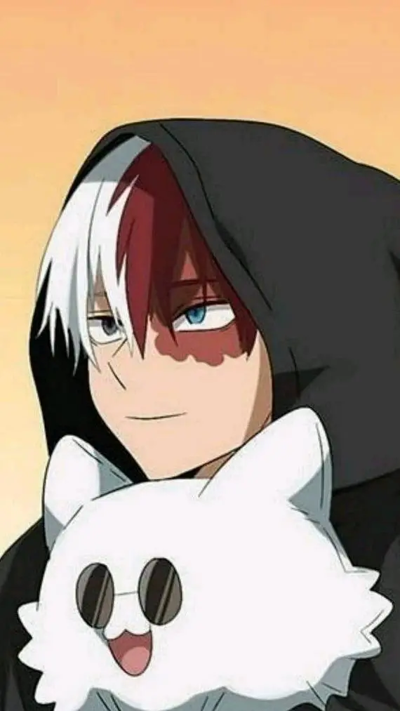 ai character: shoto todoroki  background