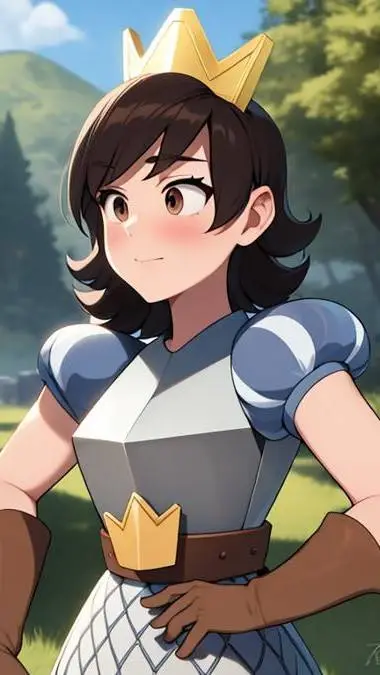 ai character: princesa  background