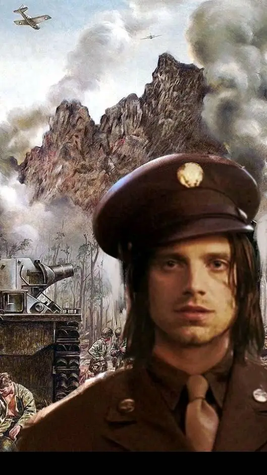 ai character: bucky barnes  background