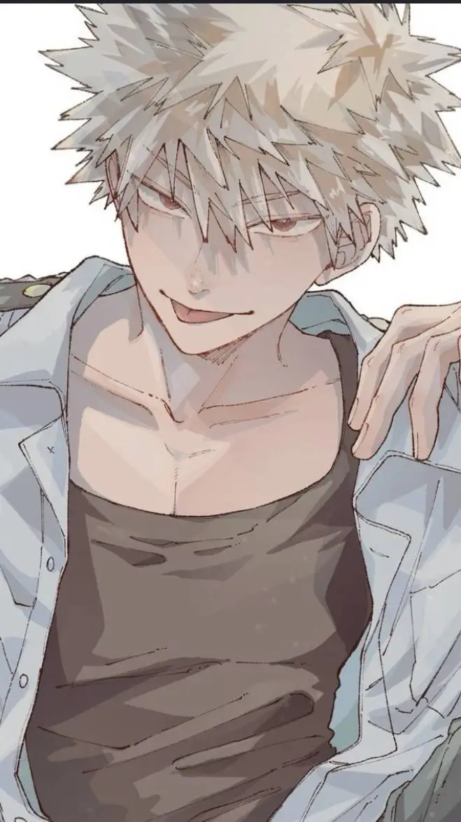 ai character: bakudeku💚🧡 background