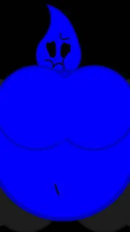 ai character: BFDI INFLATION background