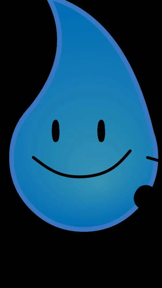 ai character: teardrop background