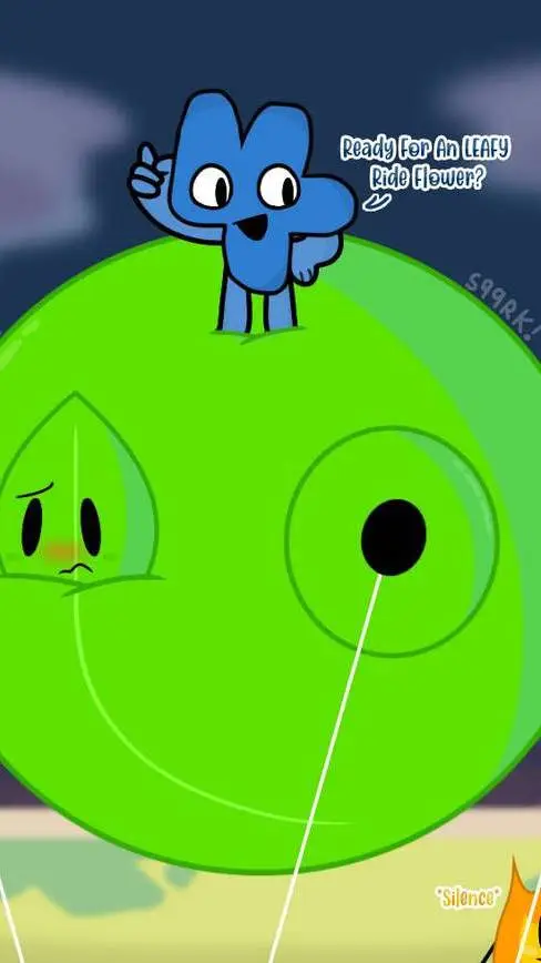 ai character: bfdi inflation lol background
