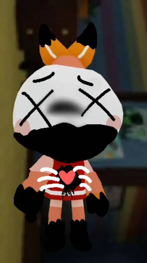 ai character: dead shrimpo background