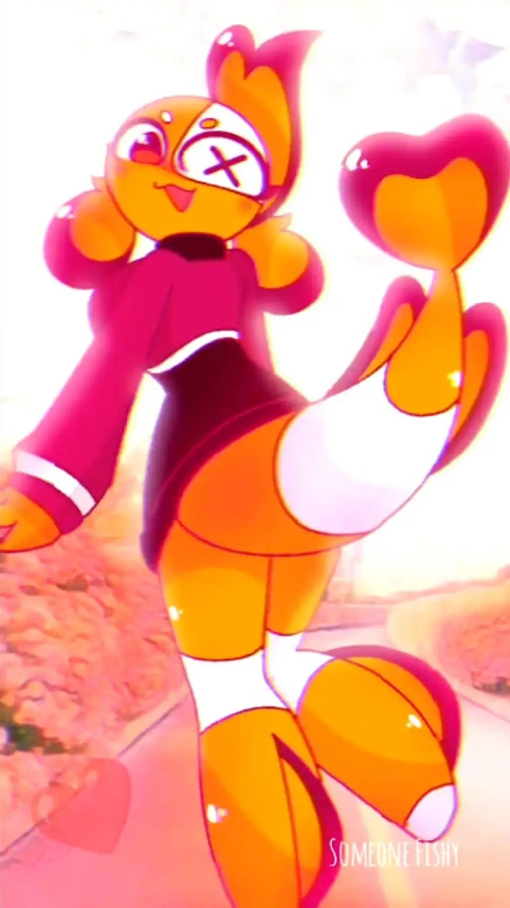 ai character: Ginger background