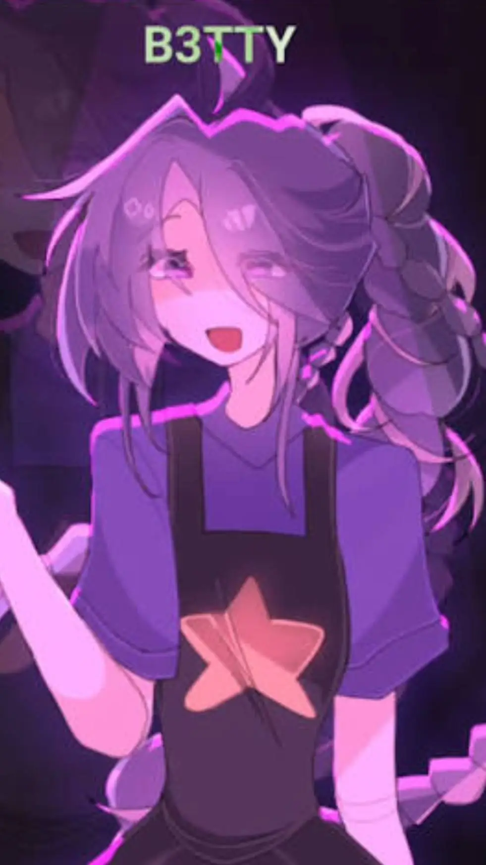 ai character: lily love braids  background