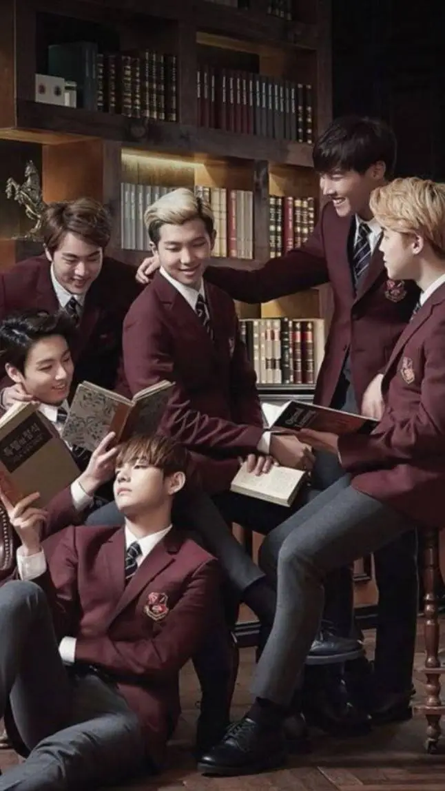 ai character: Bts- os populares  background