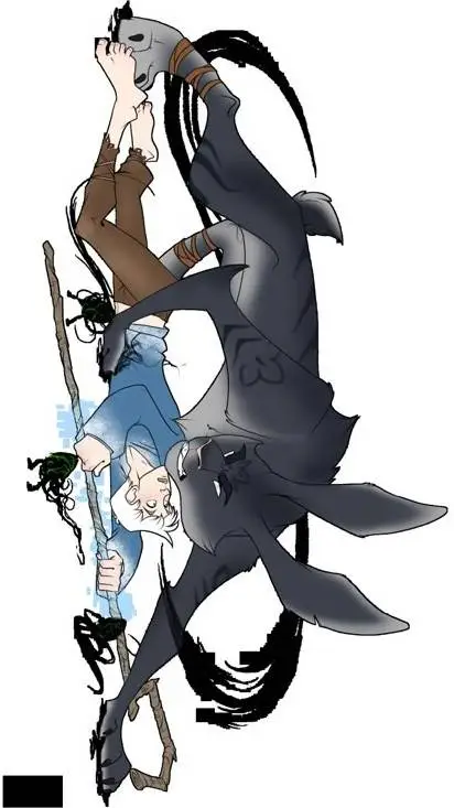 ai character: Jack Frost×conejo background