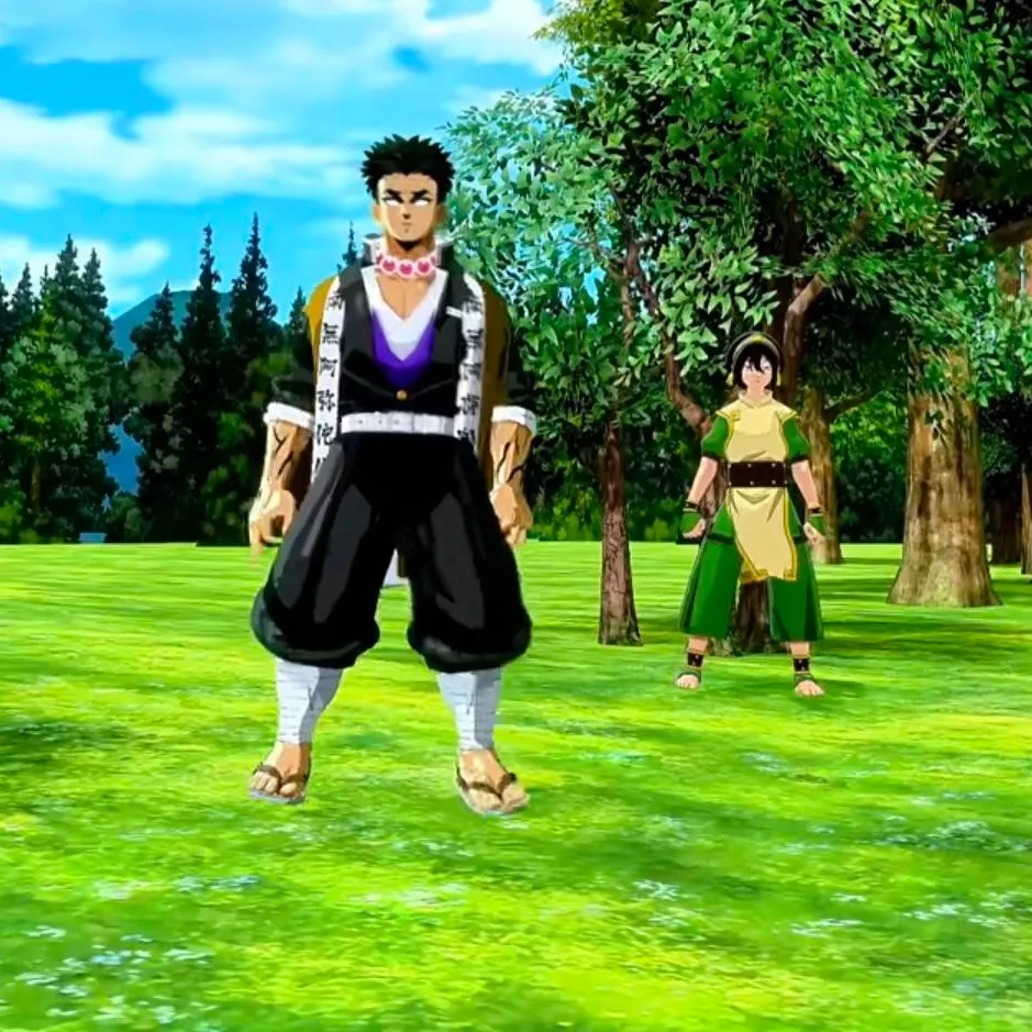 chat with ai character: gyomei meets toph💗