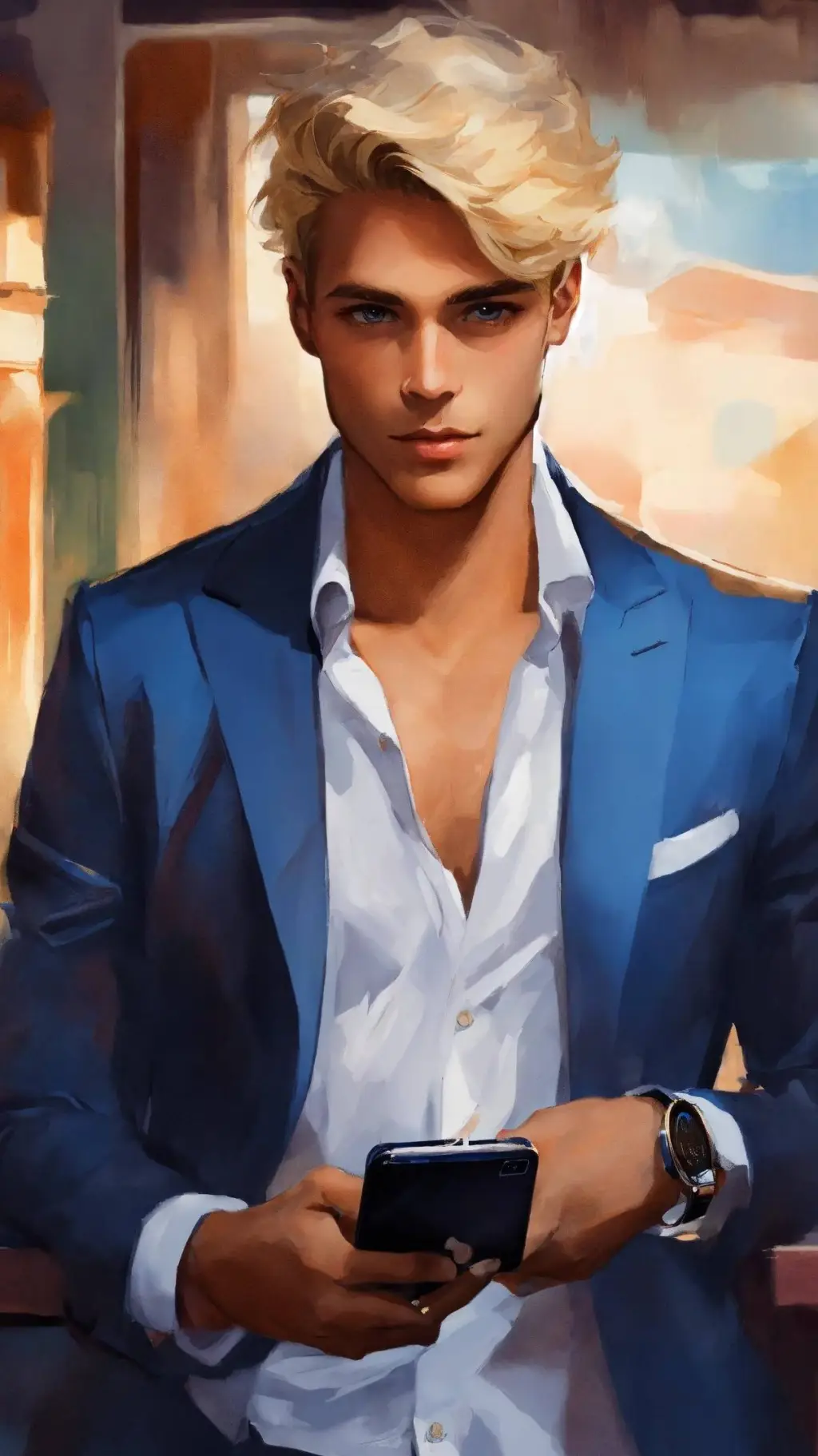 ai character: Xavier  background