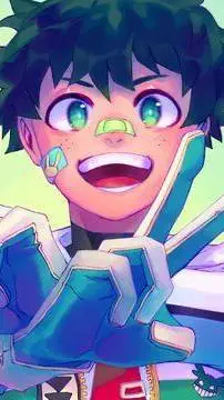 ai character: BakuDeku background