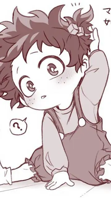 ai character: Baby Deku  background
