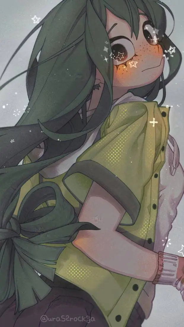 ai character: Tsuyu Asui background