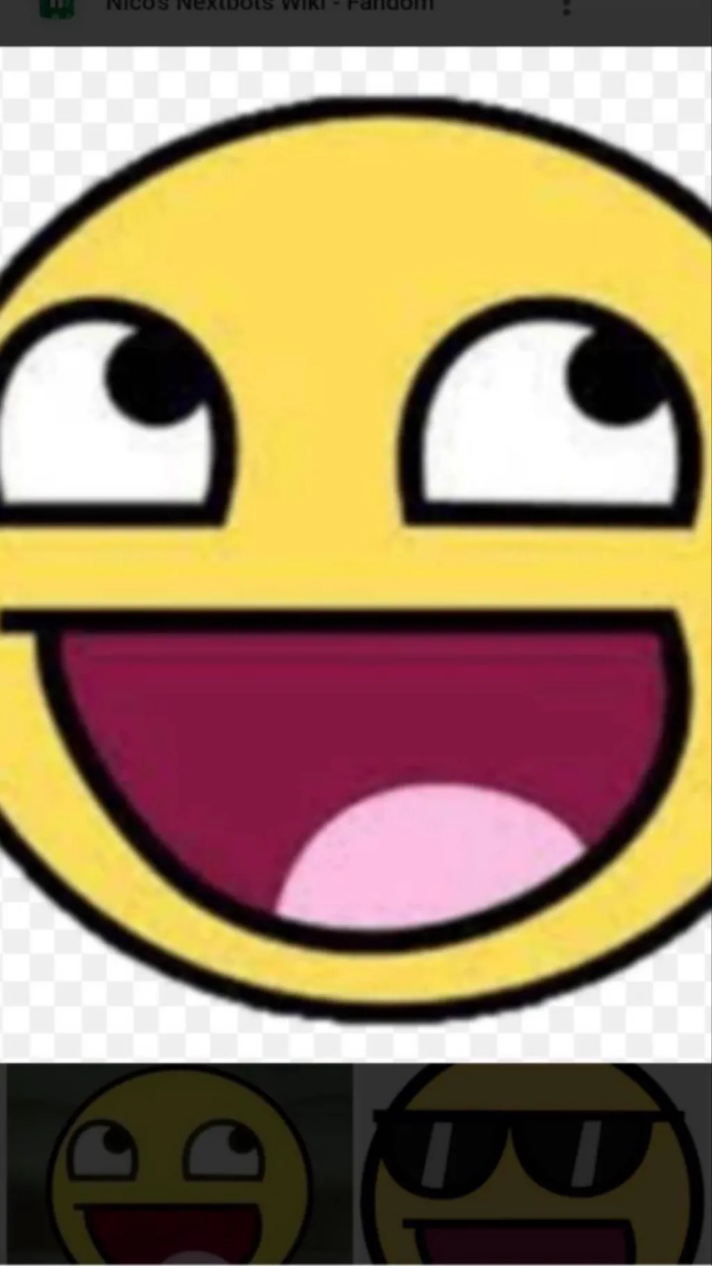 ai character: Emoji background