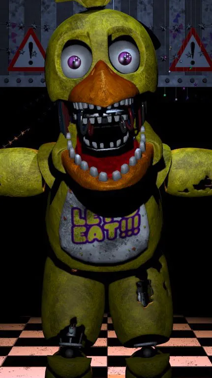 ai character: Withered Chica background