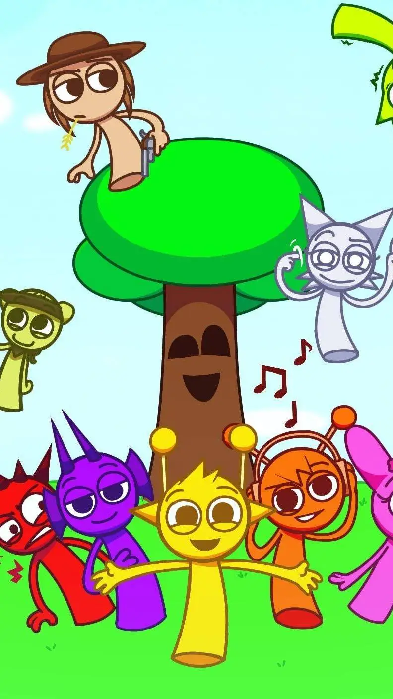 ai character: sprunki background