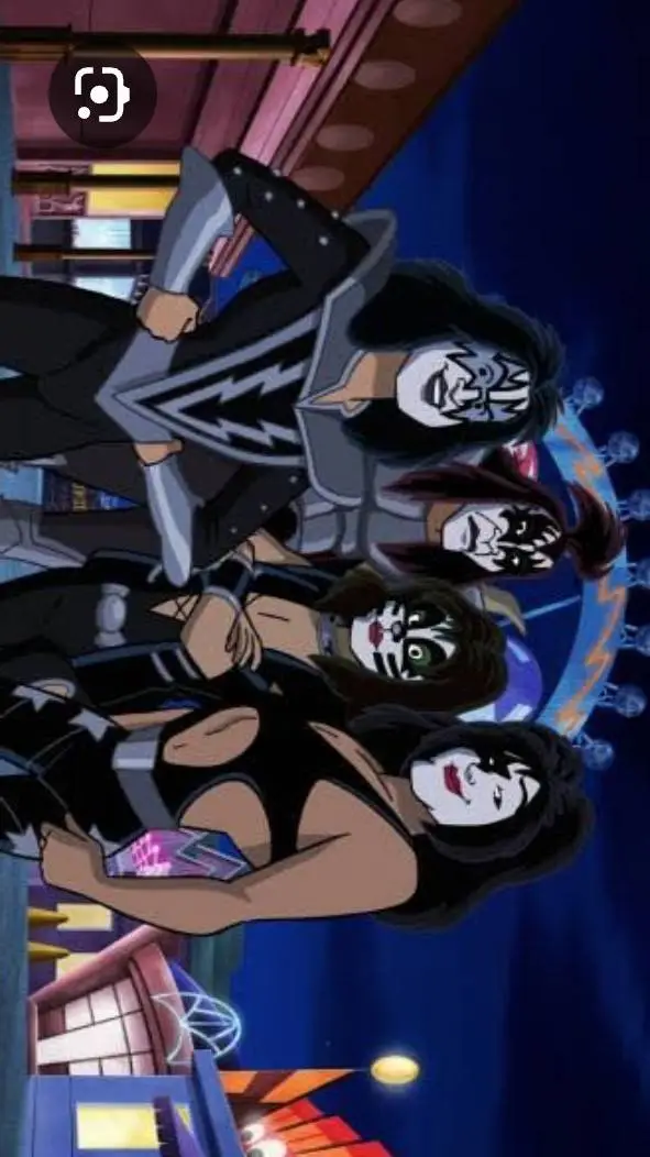 ai character: KISS Band background