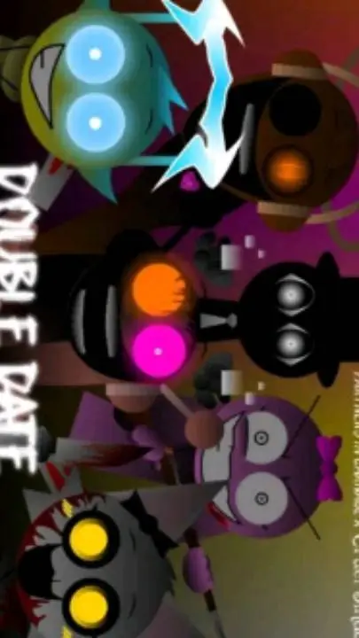 ai character: Sprunki DD background