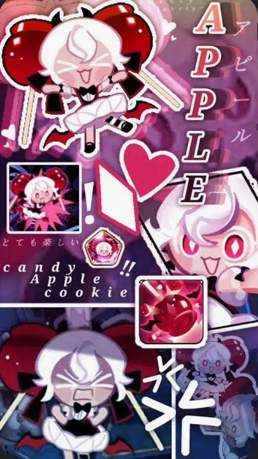 ai character: ♡◄ Candy Apple ►♡ background