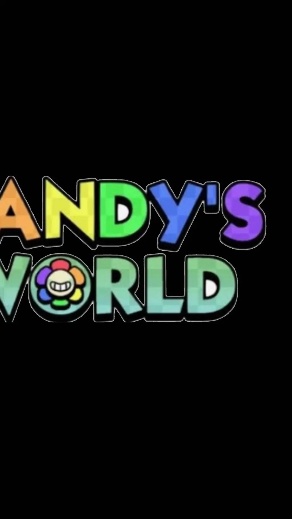 ai character: Dandy's world but. background