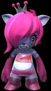 ai character: Astro Kitty  background