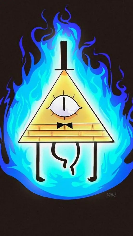 ai character: Bill cipher  background