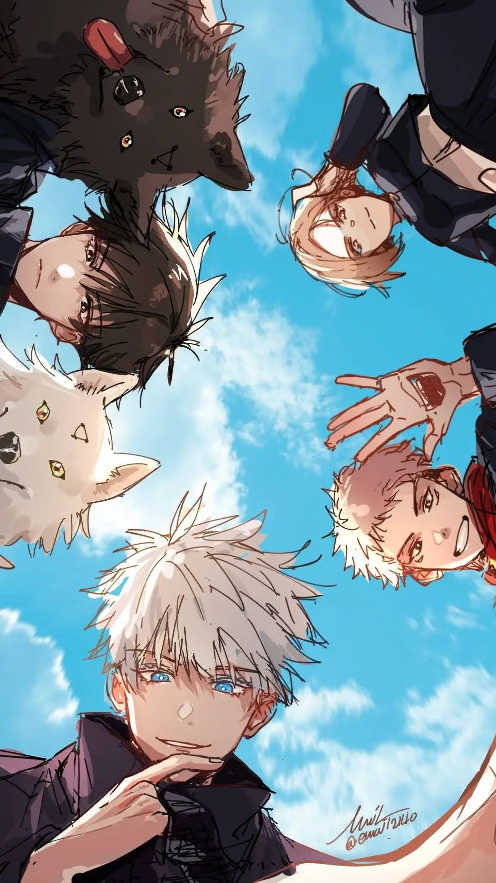 ai character: Jujutsu kaisen  background