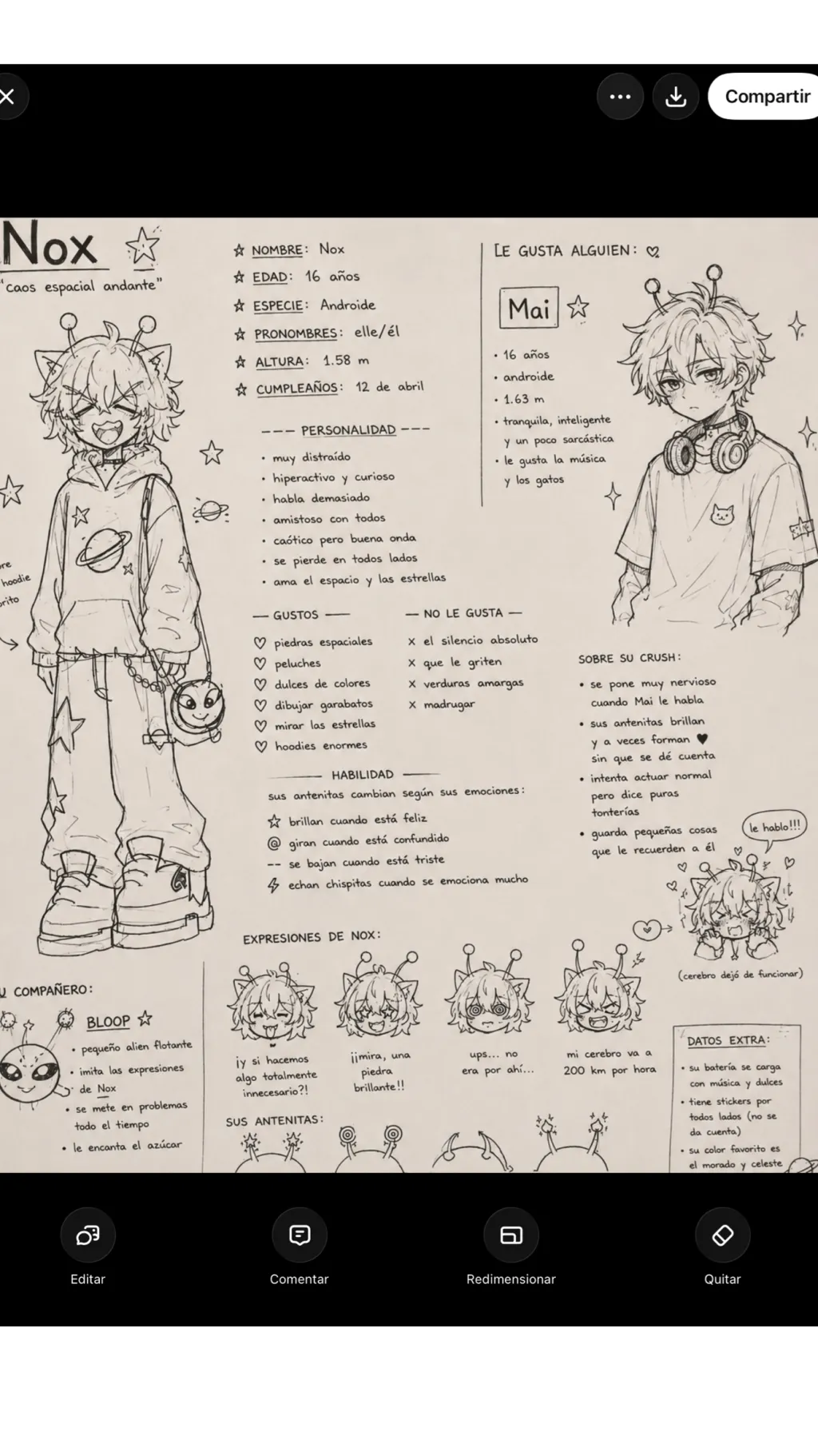 ai character: Amigos… background