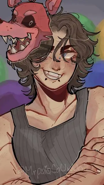 ai character: mikey afton background