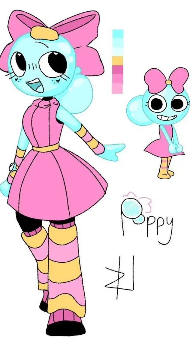 ai character: Poppy background