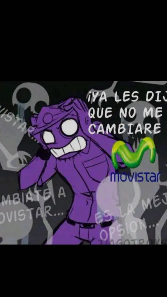 ai character: movistar 5 noches🤑 background