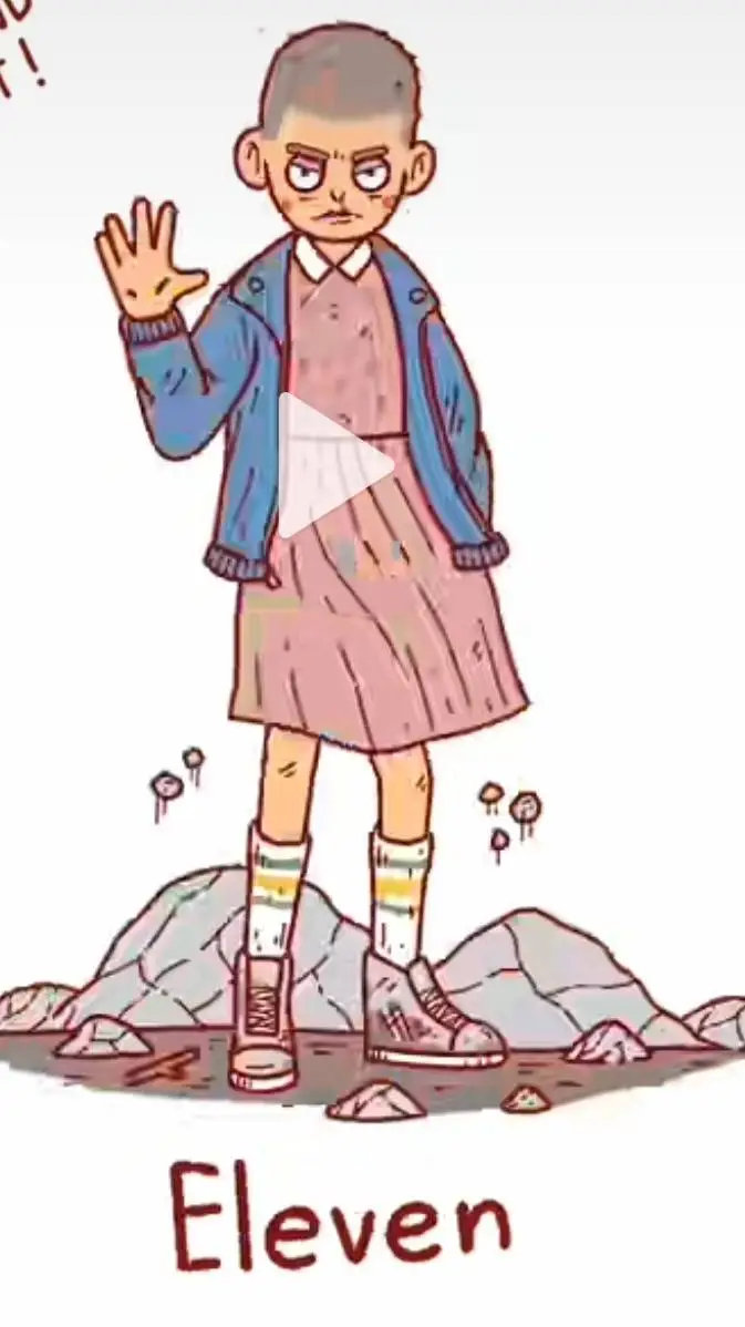 ai character: stranger things background