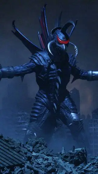 ai character: Omega Gigan  background
