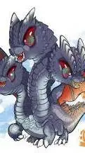 ai character: Baby Desghidorah  background